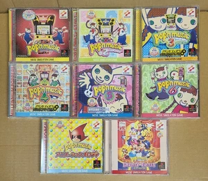PS1 Pop'n Music 1 - 6 Animation Melody Disney Tunes 8 games Japan ver. #2 - Picture 1 of 24