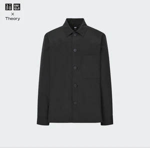 UNIQLO x Theory Shirt Jacket Lightweight Stretch Casual Fit New - Picture 1 of 12