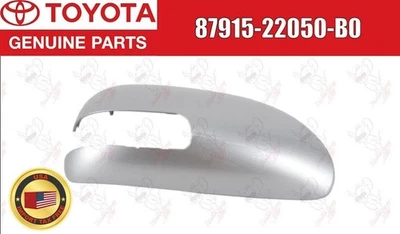 Cubierta de espejo retrovisor lateral derecho pasajero Toyota OEM plateada 87915-22050-B0 para Scion Foto 1 de 4