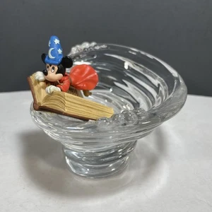 Disney Mickey Mouse Magic Adventure Book Fantasia Sorcerer Crystal Franklin Mint - Picture 1 of 16