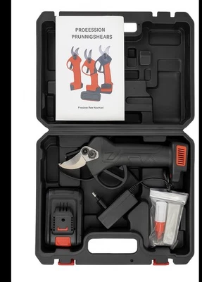 Forbice a Batteria da Potatura+Valigia Cesoia 48V 3.0 AH Taglio 30 MM 1 Batteria - Immagine 1 di 3