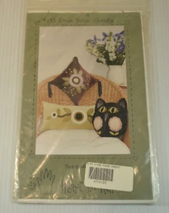 Heart To Hand Patterns ROSIE POSIE CHEEKS #195 Three 3 Decorator Pillows NEW - Picture 1 of 2