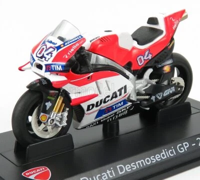 MODELLINO MOTO STATICO HACHETTE DUCATI GP16 #4 MOTOGP 2016 ANDREA DOVIZIOSO 1/24 - Immagine 1 di 3