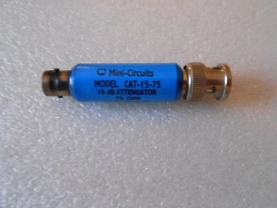  MINI CIRCUITS CAT-15-75 15dB ATTENUATOR 75 OHM DC-500 MHz - Image 1 of 4