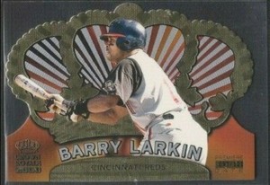 2000 PACIFIC CROWN ROYALE PREMIERE DATE PARALLEL #37 BARRY LARKIN RED SP #97/121