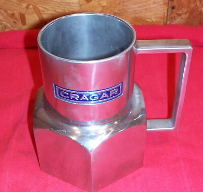 Taza Publicitaria Ruedas Cragar De Colección Auto Coche SS Anuncio Promoción Hotrod Speed Shop Foto 1 de 4