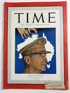 Time Magazine -full magazine, Douglas MacArthur, March 30, 1942 - Imagen 1 de 3