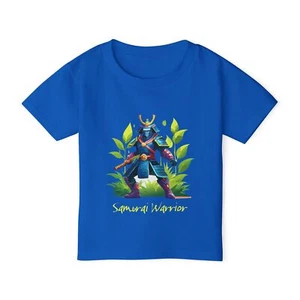 Samurai Warrior Toddler T-Shirt - Fun Kids Graphic Tee, Birthday Gift, Active - Picture 1 of 13
