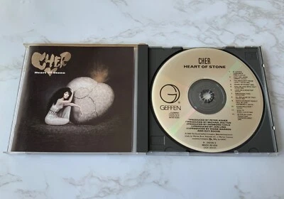 Cher Heart Of Stone CD ORIGINAL EARLY PRESS Geffen 9 24239-2 Emotional Fire RARE Foto 1 de 4
