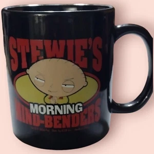 Stewie's 12 oz Ceramic Cup Black Coffee Mug NEW - Picture 1 of 4