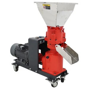 Animals Feed Pellet Mill Machine 8mm 220V 3 Rollers Feed Pelletizer Granulator - Picture 1 of 24