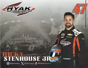 2025 RICKY STENHOUSE JR "HYAK" #47 NASCAR CUP SERIES POSTCARD - Picture 1 of 1
