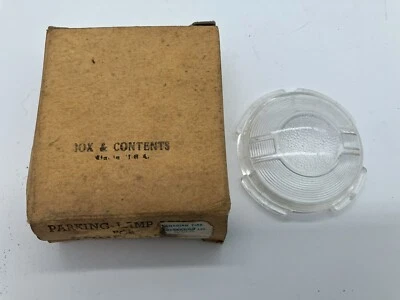 51 Ford Crestline Custom Deluxe Victoria Parking Light Lense GLO-BRITE 615 - Image 1 of 4
