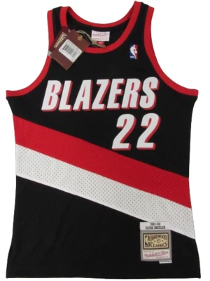 Camiseta Mitchell & Ness Swingman 91-92 Clyde Drexler #22 Trail Blazers para hombre Foto 1 de 4