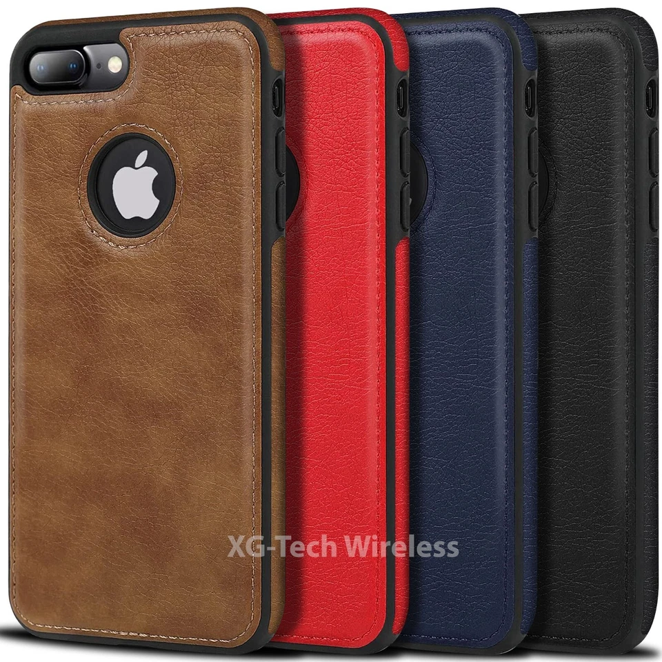 For Apple iPhone 7 8 7 8 Plus SE 2 3 Shockproof Leather Case Non Slip Slim Cover - Image 1 of 4