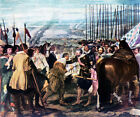 Velazquez - The Surrender of Breda (The Lances) 1635 affiche d'art sur toile 20"x 24"