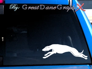Greyhound #2 - Vinyl Aufkleber Aufkleber - Farbwahl - HOHE QUALITÄT - Bild 1 von 2