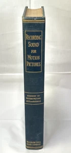 Recording Sound  Academy Motion Pictures & Arts Sciences 1931 1st Ed Book - Picture 1 of 8
