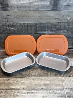Set of 2 Pampered Chef Freezer Storage Containers with Lids #100078 Quick Freeze - Image 1 of 4