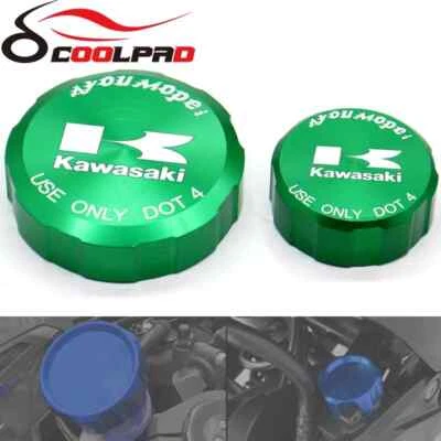For Kawasaki Z1000SX Z900RS Z 750 S Front Rear Brake Fluid Reservoir Cover Cap - Imagem 1 de 4