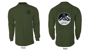Glock Born In Austria Military Green Long-Sleeve Men's T-Shirt 2Xl AP96069 - Picture 1 of 3