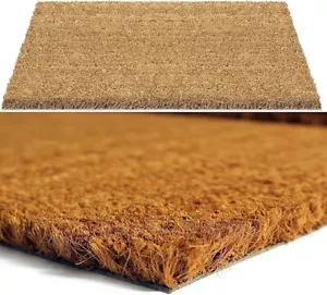 Heavy Duty Coir Welcome Matting Indoor/Outdoor Foyer Lobby Reception Door Mat - Picture 1 of 13