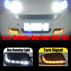 For Mercedes-Benz Smart 2008-2011 LED DRL Daytime Running Fog Light Lamps Mercedes-Benz Smart