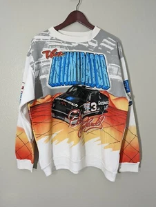 VTG Dale Earnhardt Intimidator #3 NASCAR ALL OVER PRINT Sweatshirt Size XL - Picture 1 of 11
