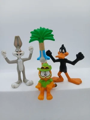 Figuras de colección Loonie Tunes Bugs Bunny (3,5") Pato Lucas Garfield juguetes Foto 1 de 4