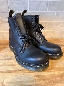 Dr. Marten Stiefel 1460 Herren Größe 13 schwarz Glattleder Schnürung neu ohne Karton Inv #A16 - Bild 1 von 9