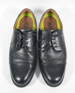 Florsheim 12138-001 Midtown Cap Toe Oxford Comfort Black Leather Shoes Sz 8 5E - Picture 1 of 6