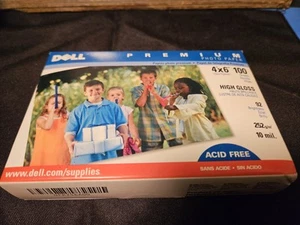 Dell Premium Photo Paper 4"x6" 100 Sheets High Gloss 92 Brightness New Sealed - Picture 1 of 8