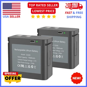 Rechargeable LIT-10 Battery for SPYPOINT LM2 & Cell-Link 0500mAh, USB-C Charging - Picture 1 of 14