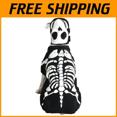 Glow Bones Dog Costume X-Small - Image 1 of 3