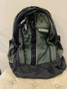 1990’s Vintage OUTDOOR PRODUCTS Forest Green Backpack Hiking Camping Pockets USA - Picture 1 of 12