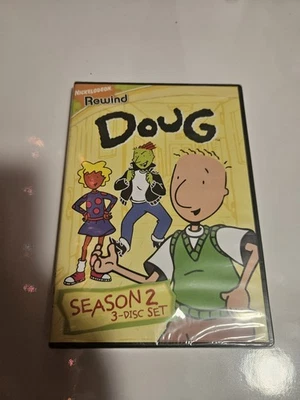 Doug - Temporada 2 (Juego de 3 DVD, 2008) 26 Ep Nickelodeon Rebobinado Años 90 Dibujos Animados Foto 1 de 2