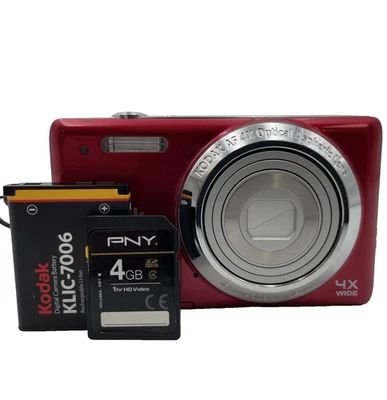 Kodak EasyShare M522 Compact Digital Camera 14.0MP  - Red - No Charger -      S5 - Image 1 of 4