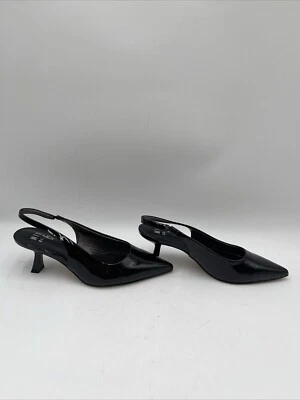 Zapatos de salón Steve Madden Legaci charol negro punta con cordones talla 6M Foto 1 de 4