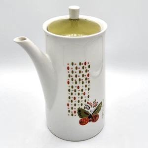 Tetera vintage Georges Briard mariposa verde mariposas Briard - Imagen 1 de 16