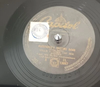 Nellie Lutcher ‎– Alexander's Ragtime Band / He Sends Me - 78RPM 10" record VG - Image 1 of 2