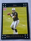 2007 Topps Football Card #286 Jamarcus Russell Rookie Oakland Radiers