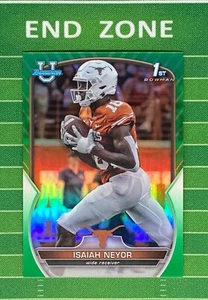 2022 Bowman University Chrom Isaiah Neyor grün 1. Bowman 91/99 #56 - Bild 1 von 5