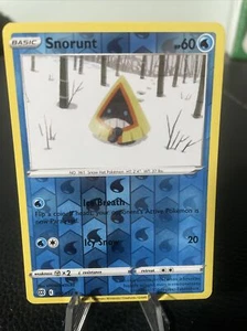 Pokémon TCG Snorunt Sword & Shield: Brilliant Stars 034/172 Reverse Holo Common - Picture 1 of 2