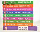 👩‍🍳  10 x Dr. Oetker - Kochbücher Bücherpaket Kochbuch, Kochen Backen Sammlung