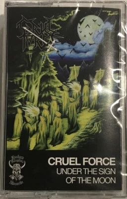 Cruel Force - Under The Sign Of The Moon Cassette 2023 Shadow Kingdom [Sealed] - Image 1 of 3