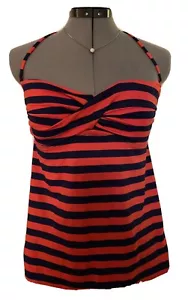 Mossimo Tankini Top. Size S Across Chest 14 In. L 24” Poly/ Spandex - Picture 1 of 10