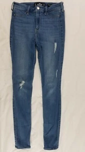 Hollister Women's High Rise Jean Legging Size 7 28 Advanced Stretch  - Picture 1 of 6