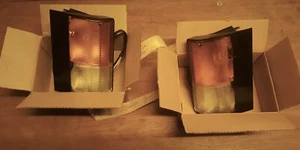 Fiat 130 Berlina park/turn indicator assembly (pair) 4205620 / 4205621 Altissimo - Bild 1 von 3