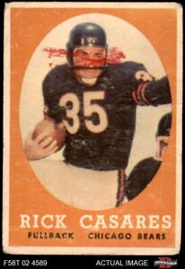 1958 Topps #53 Rick Casares Bears Florida 1 - POOR