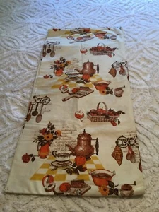 Vintage 60er oder 70er Jahre Kitsch Küchenstoff - 4 Plus Yards - Bild 1 von 5